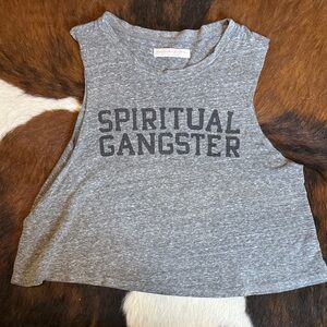 Spiritual Gangster Heather Gray Muscle Tee